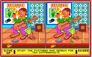 Spot the Difference atari screenshot